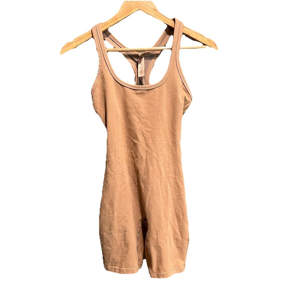 Skims Tan‎ Racerback Women's Shapewear Bodysuit Size XS
